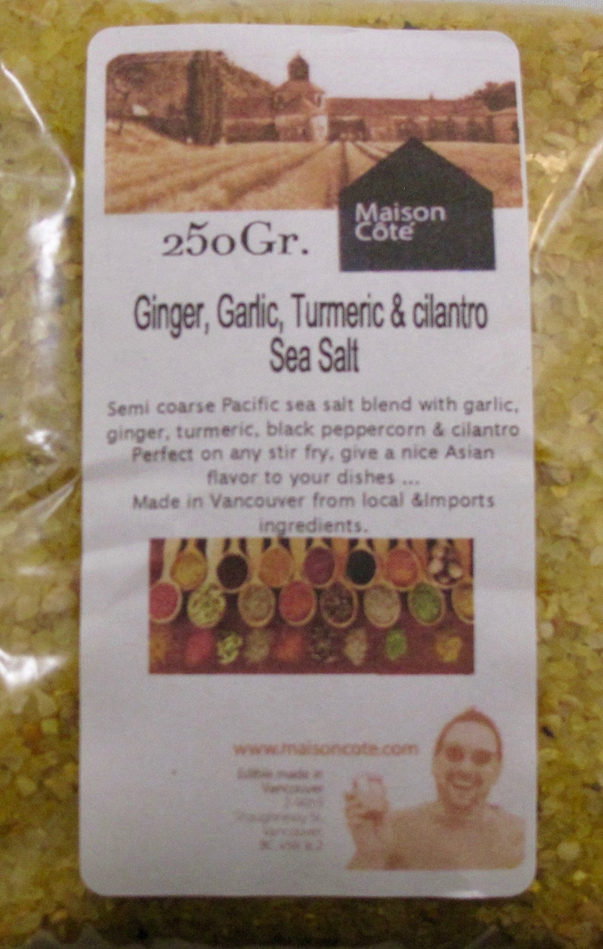 Ginger, Turmeric, Black Peppercorn, Garlic &amp; Cilantro