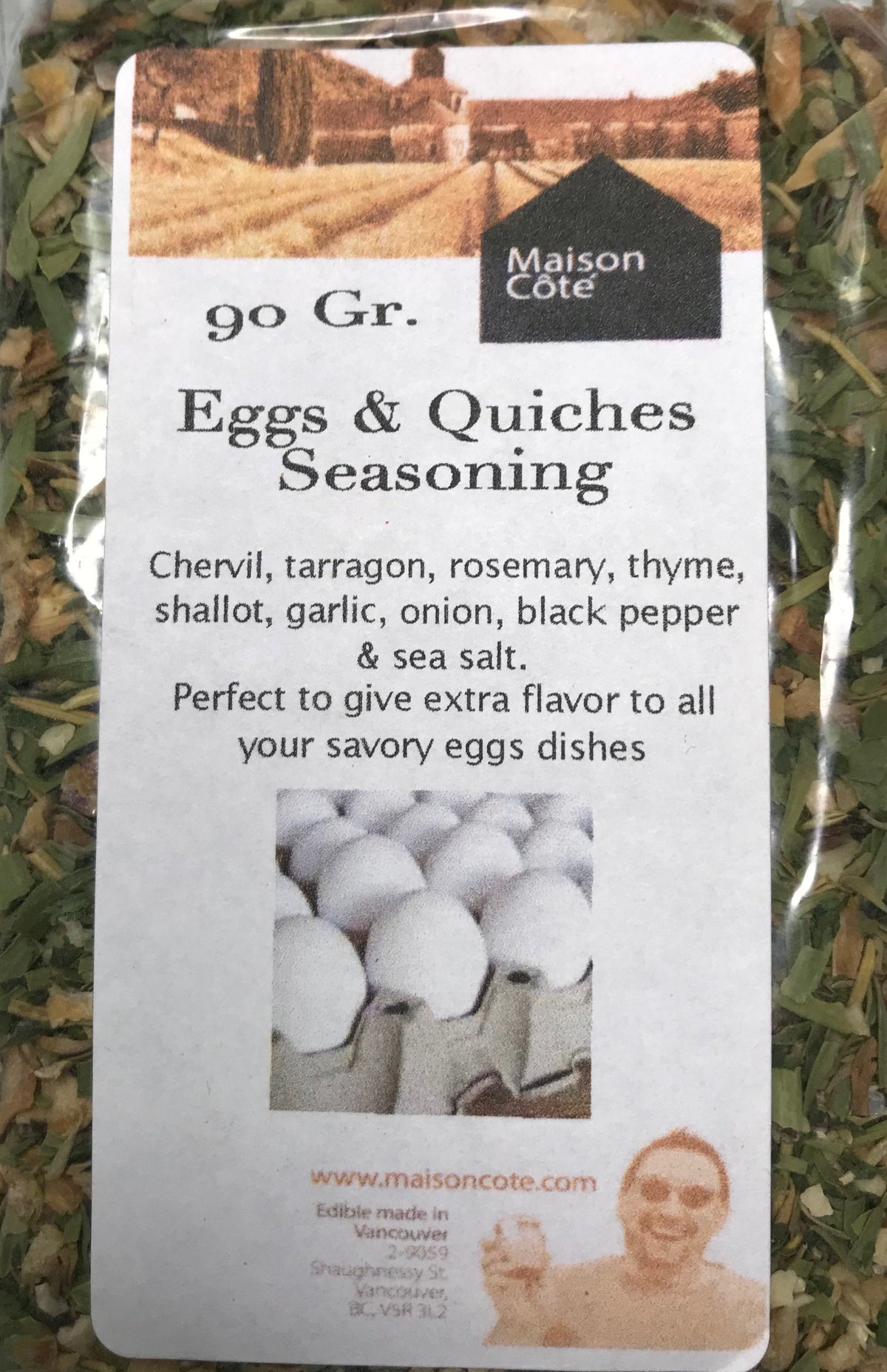 Eggs &amp; Quiches Seasoning