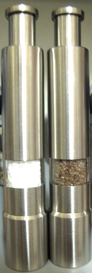 Salt &amp; pepper grinders for restaurant  Contact maisoncote@telus.net for pricing