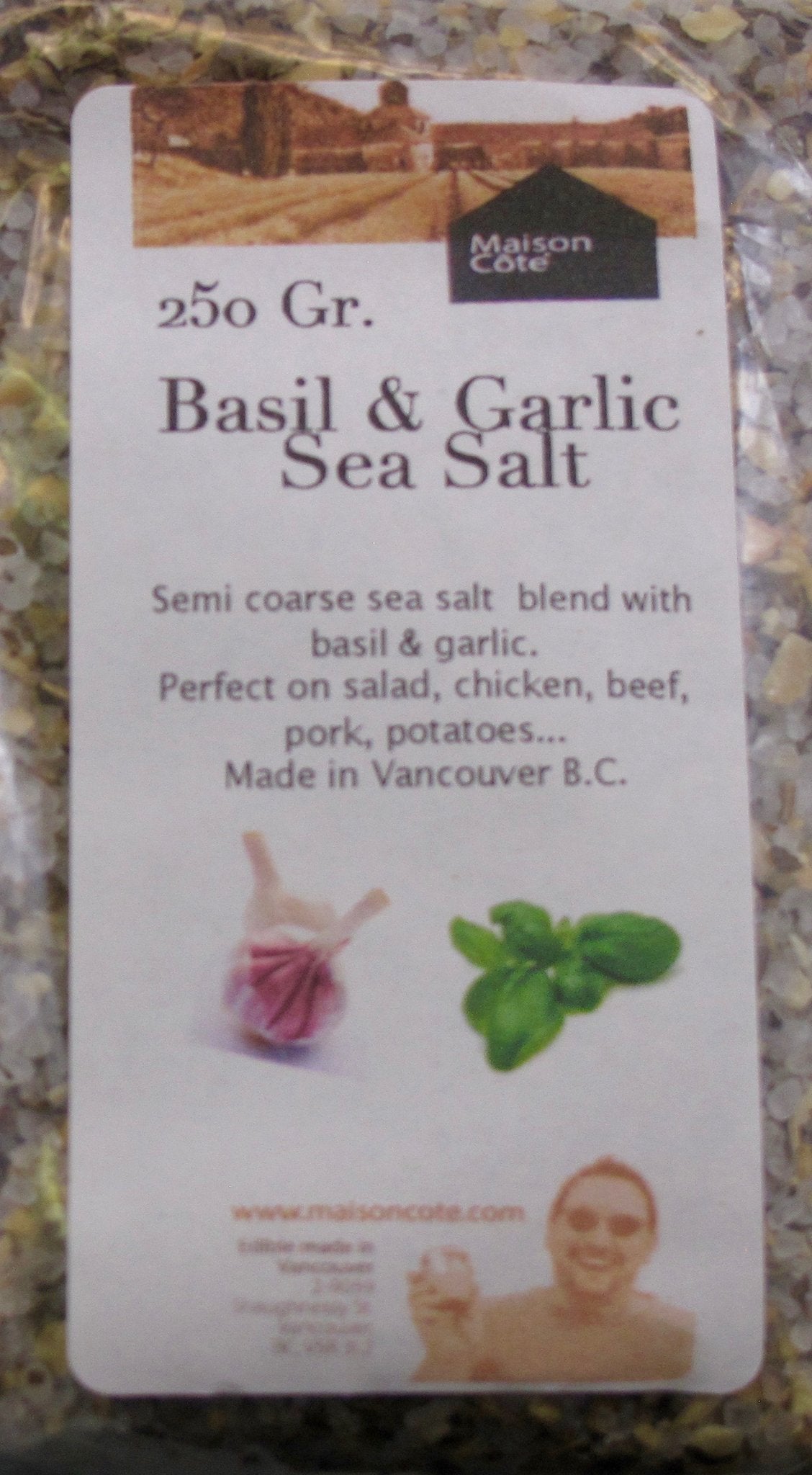 Basil &amp; Garlic Sea Salt