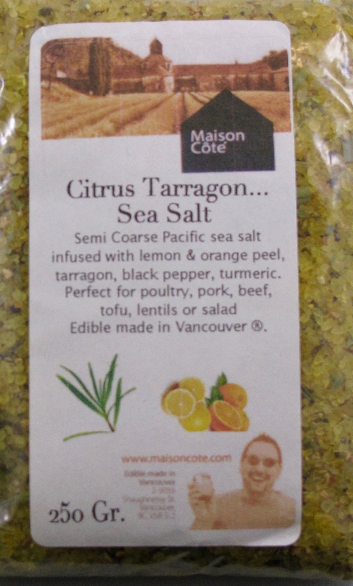 Citrus Tarragon &amp; Turmeric Sea Salt
