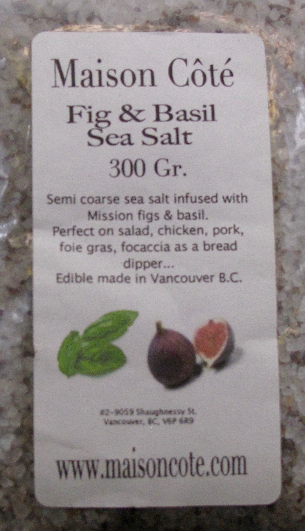 Fig &amp; Basil sea salt