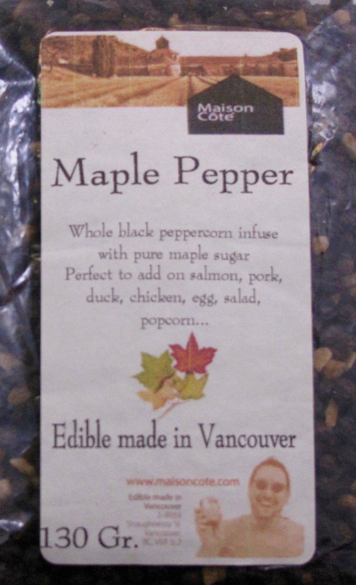 Semi Coarse Peppercorns - Maple Pepper