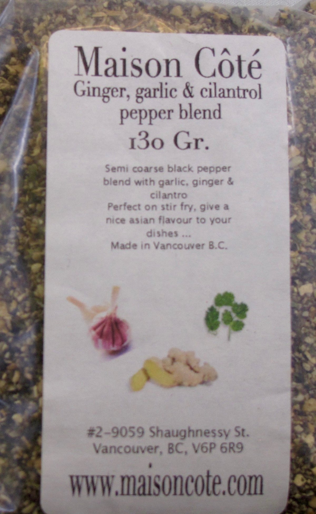 Ground - Ginger Garlic Cilantro Pepper