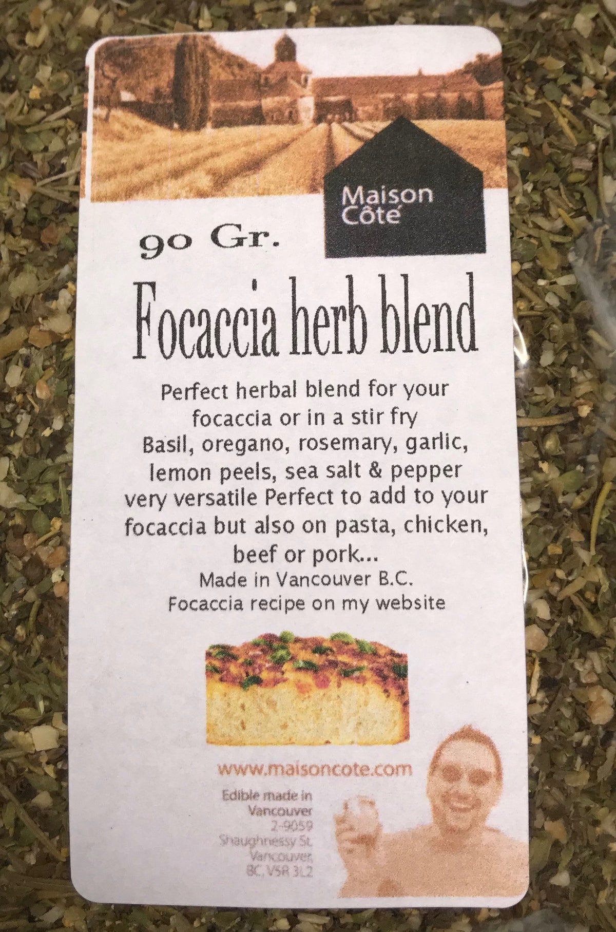 Focaccia herb blend