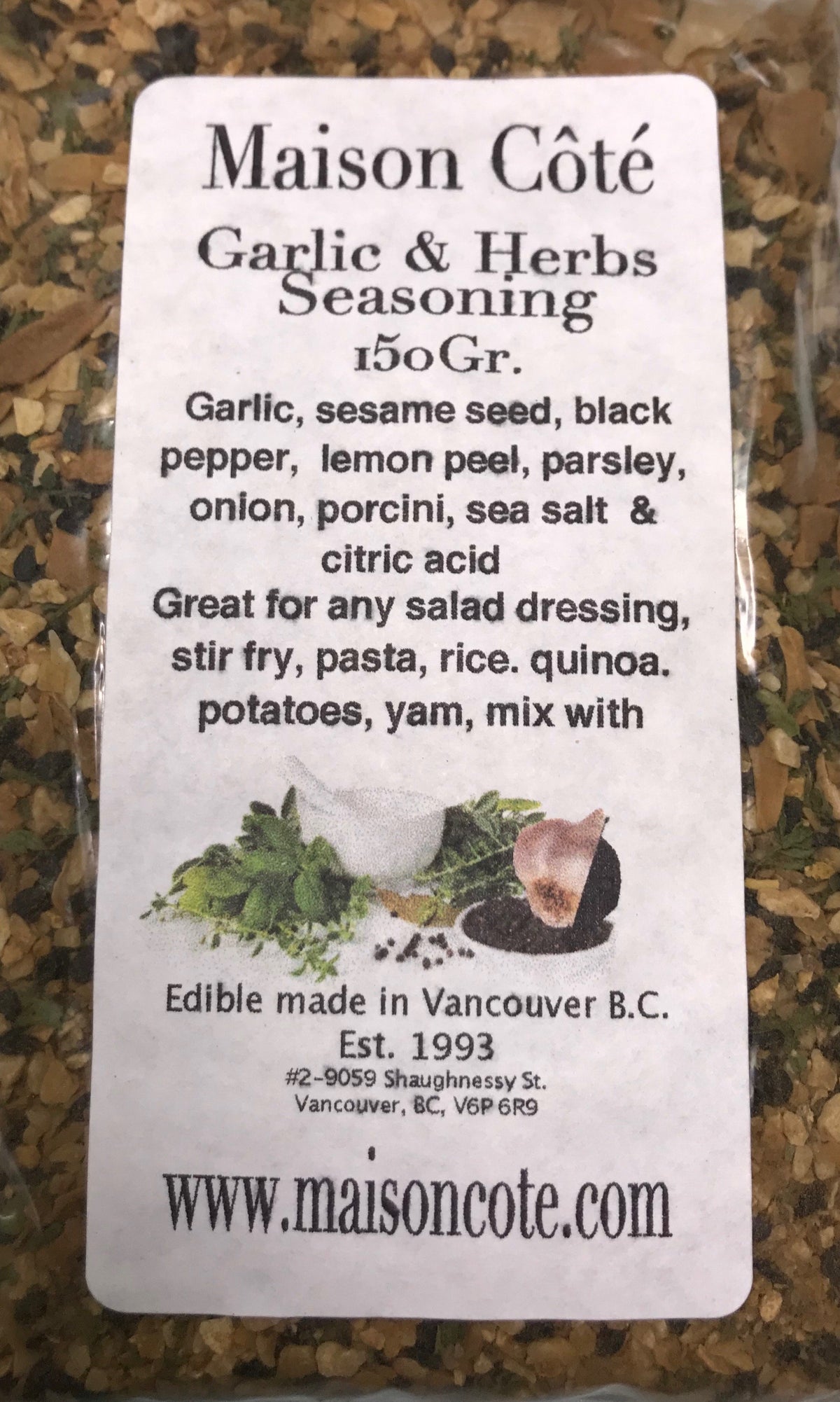 Maison cote Garlic &amp; Herbs Seasoning